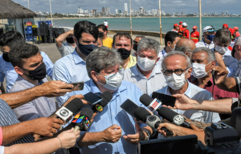 João Azevêdo e Cícero Lucena iniciam parceria para assegurar uso correto de redes de esgotamento sanitário e de galerias pluviais