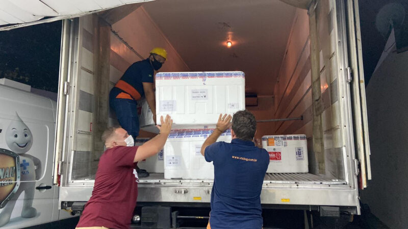 Paraíba distribui 73.210 doses de vacina contra a covid-19 nesta quarta-feira VEJA FOTOS