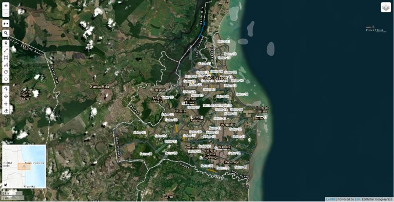 Conheça o Atlas Filipeia, a ferramenta inovadora de informações sobre o município de João Pessoa