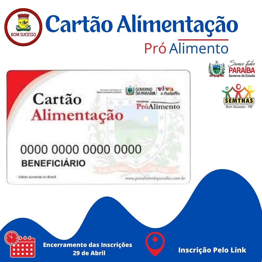Segunda etapa do reordenamento do Cartão Alimentação terá início segunda-feira (9)