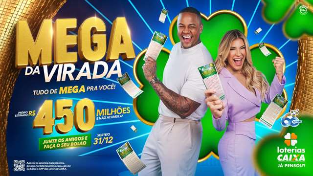 Mega da Virada: estimativa do prêmio sobe para R$ 500 milhões