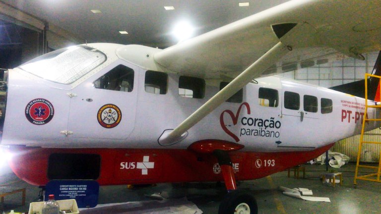 Governo da Paraíba adquire mais uma aeronave e 61 ambulâncias para transporte de pacientes