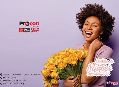 Procon-JP celebra Dia da Mulher e Dia do Consumidor com brindes e cartilha especial