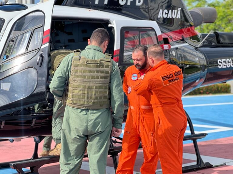 Vítima grave de atropelamento é transferida através do serviço de UTI aérea para tratamento em João Pessoa 