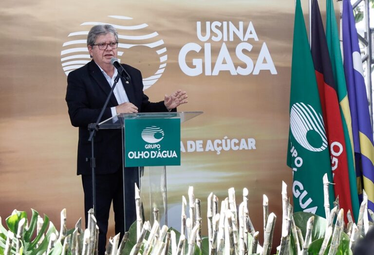 João Azevêdo prestigia inauguração da usina Giasa e destaca capacidade da Paraíba de atrair novos empreendimentos