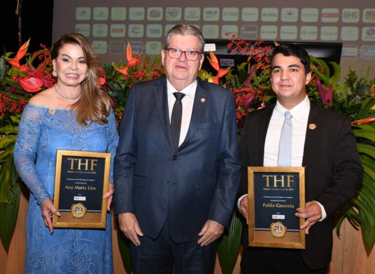 Governador João Azevêdo e primeira-dama Ana Maria Lins são homenageados com Troféu Heitor Falcão