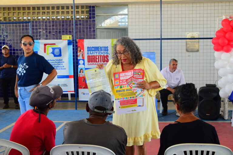 Governo realiza Semana de Mobilização para Erradicação do Sub-Registro Civil de Nascimento