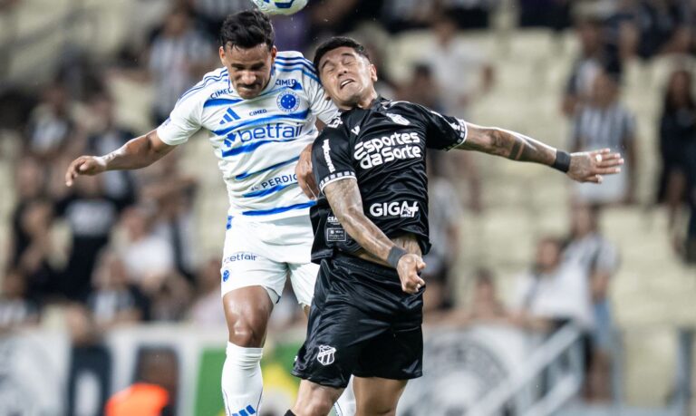 Cruzeiro empata com Ceará e sai da briga pelo título do Brasileirão