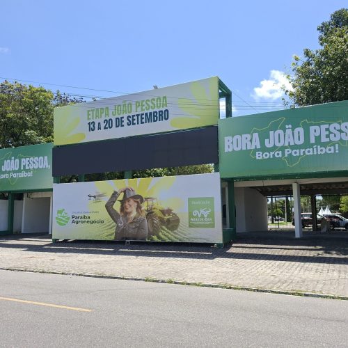 Começa a montagem da estrutura da etapa João Pessoa do Circuito Paraíba Agronegócio