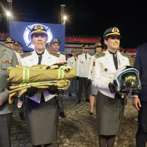 Lucas Ribeiro autoriza convocação de mais PMs e Bombeiros durante formatura de oficiais