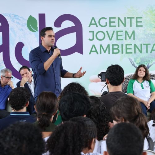 Governador Lucas Ribeiro inicia entrega de kits do Agente Jovem Ambiental para 4 mil estudantes em 2026