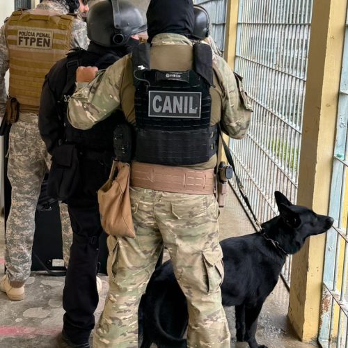Operação integrada atua em unidades prisionais da Paraíba no combate ao crime organizado