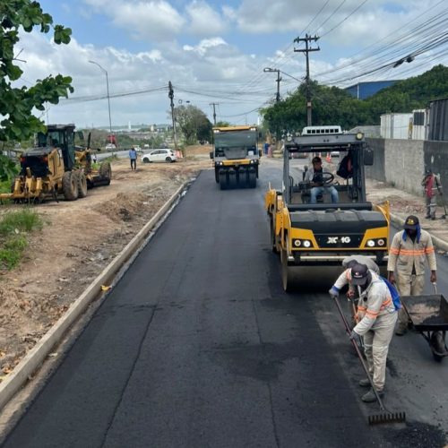 Obras do Viaduto do Bairro das Indústrias entram em fase final