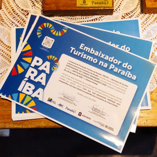 Operadores internacionais conhecem a Paraíba e são premiados pelo Governo do Estado